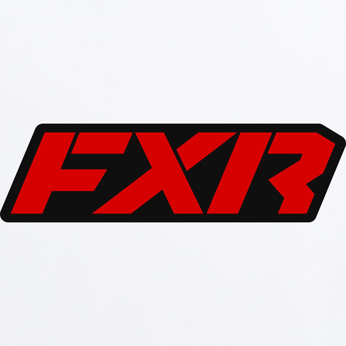 FXR Revo Sticker 3.5” in Red/Black 