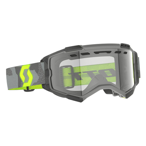 Scott Fury Enduro Goggles in Light Green/Neon Yellow - Clear 2024