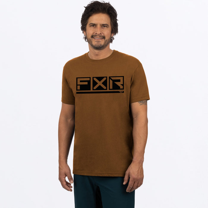 FXR Podium Premium T-shirt in Copper/Black