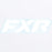 FXR Revo Sticker 3.5” in White/Clear 