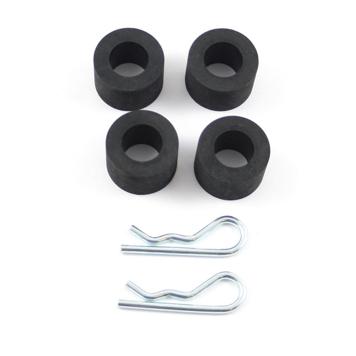 Kit of 2 rubbers, 2 washers & 1 retaining pin