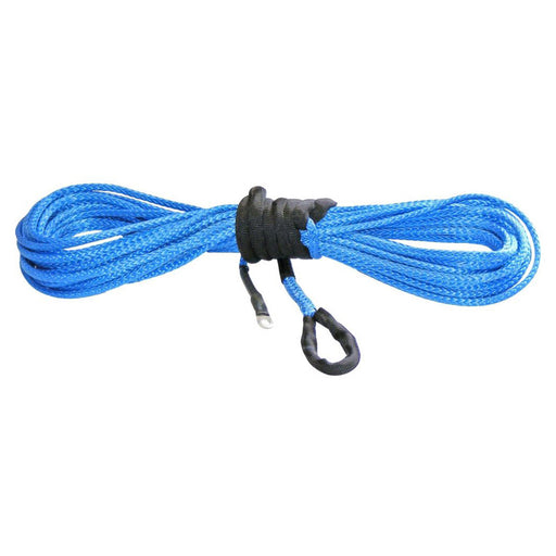 KFI 1/4” X 50’ Synthetic Winch Line - BLUE