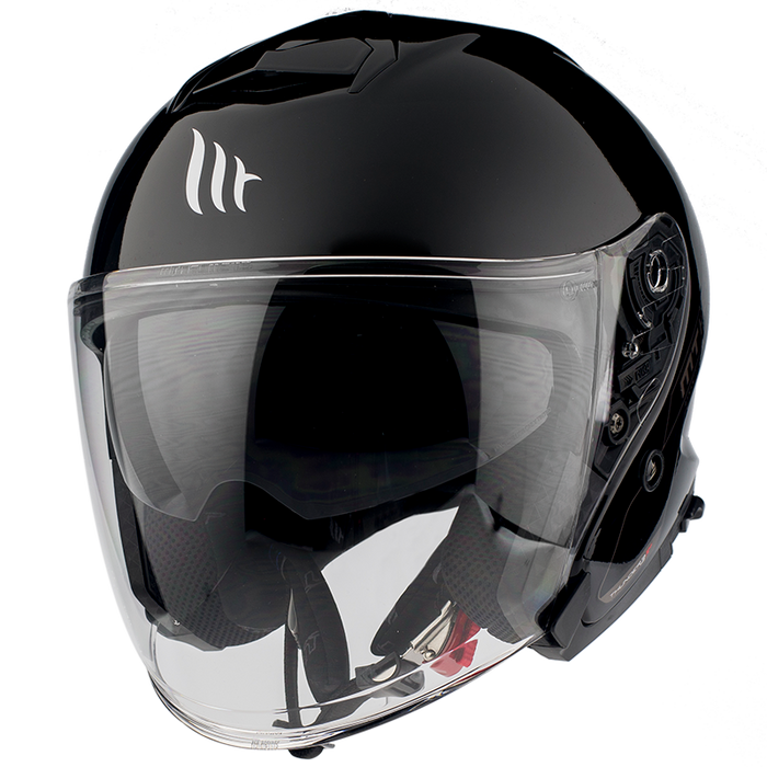 THUNDER 3 SV JET Solid Helmet in Black