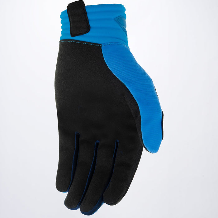 FXR Prime MX Glove in Cobalt Blue/White