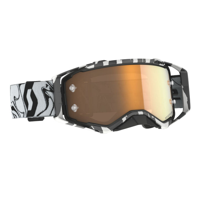 Scott Prospect Amplifier Goggles in Marble Black/White - Gold Chrome Works 2022