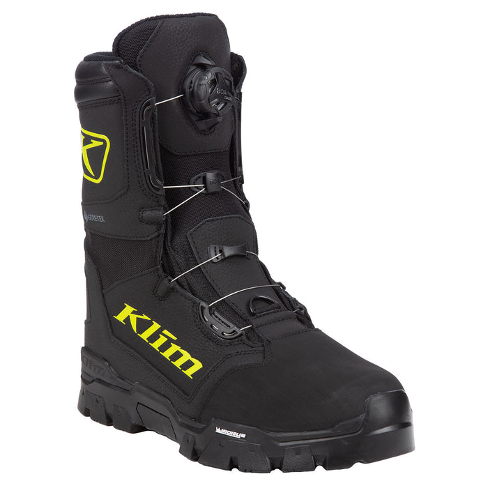 Klim Klutch GTX BOA Boots in Black - Hi-Vis