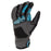 Klim Women's Versa Gloves in Asphalt - Crystal Blue 2023