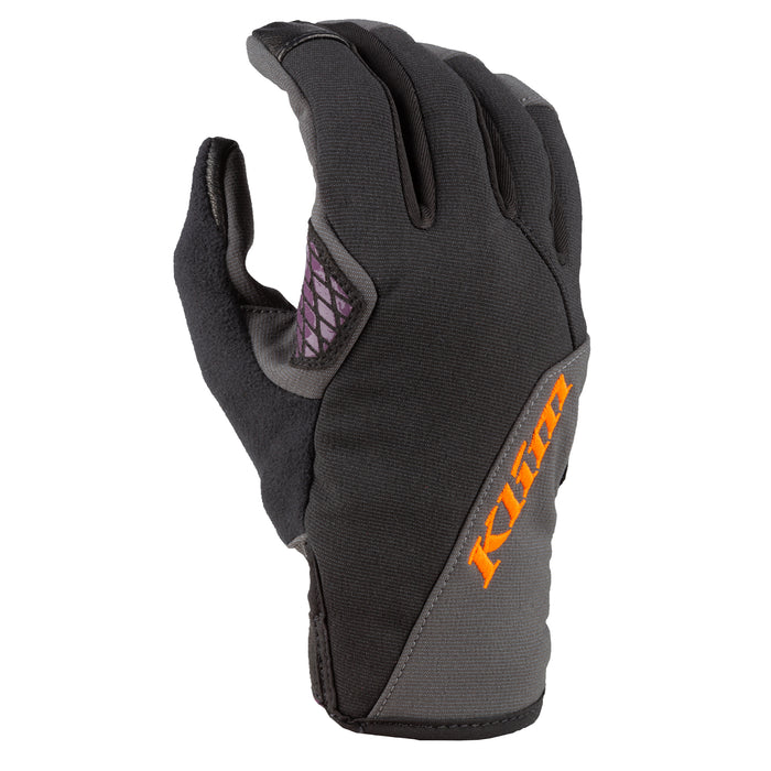 Klim Versa Gloves in Deep Purple - Strike Orange