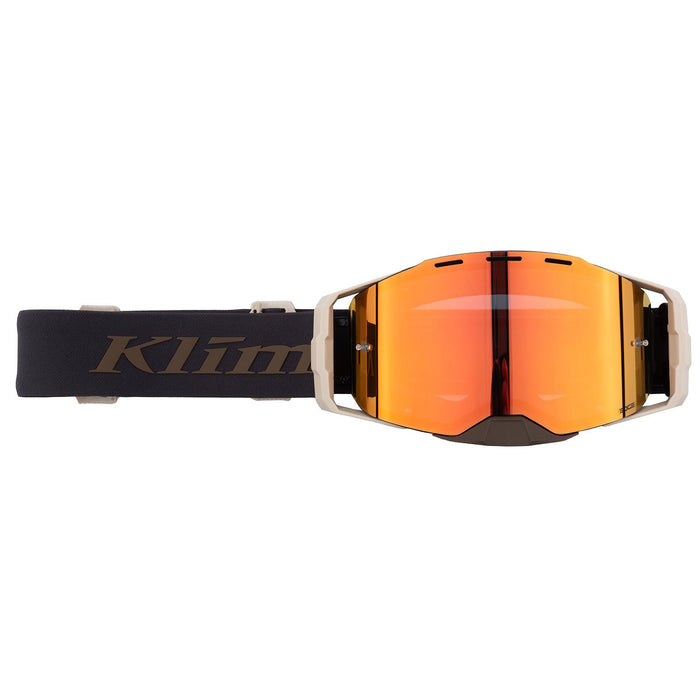 KLIM Edge Hex Off-Road Goggles in Asphalt Teak W/ Smoke Bronze Mirror Lens