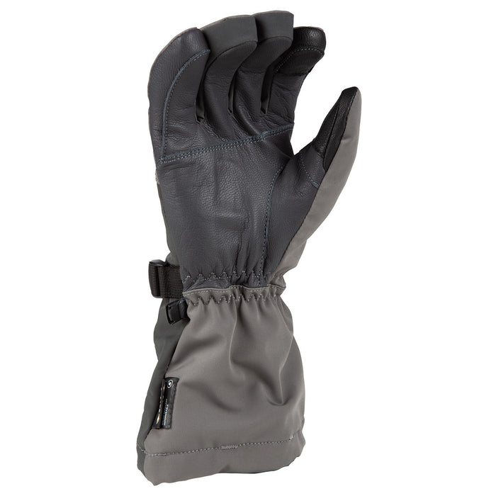 Klim Powerxross Gauntlet Glove in Asphalt - Hi-vis