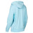 Klim Women's Dusk Zip Up Hoodie in Cystal Blue - Asphalt