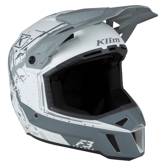 KLIM F3 Recoil Helmets - ECE in White 2023