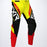 FXR Helium Pants in Yellow/Black/Red - Front