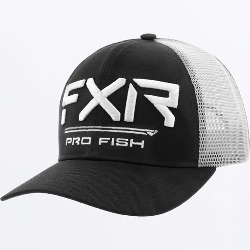 FXR Pro Fish Hat Spring 2024 in Black/Bone