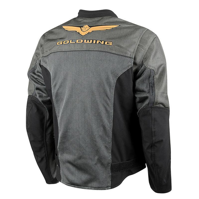JOE ROCKET Men's Honda® Goldwing™ Textile Jacket in Grey/Black - Back