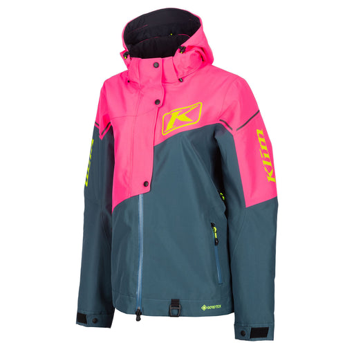Klim Alpine Jacket in Petrol - Knockout Pink 2023