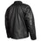 Klim Sixxer Leather Jackets in Gunmetal Black