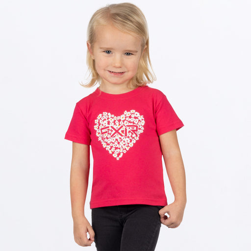FXR Toddler DaisyPremium T-shirt 2024 in Razz