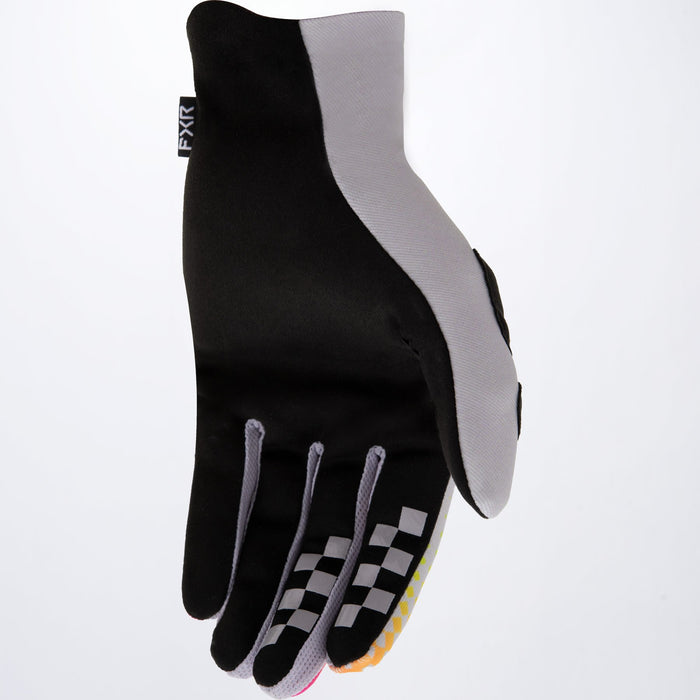 FXR Pro-Fit Lite MX Gloves in Grey/Sherbert