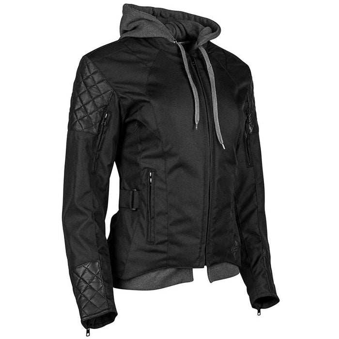 SPEED AND STRENGTH Women's Double Take™ Textile Jacket in Black - Side