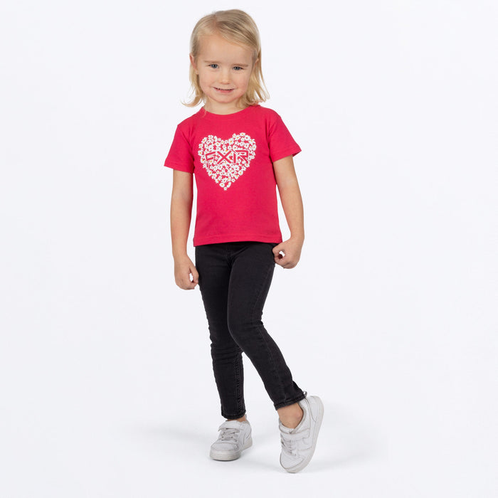 FXR Toddler DaisyPremium T-shirt 2024 in Razz