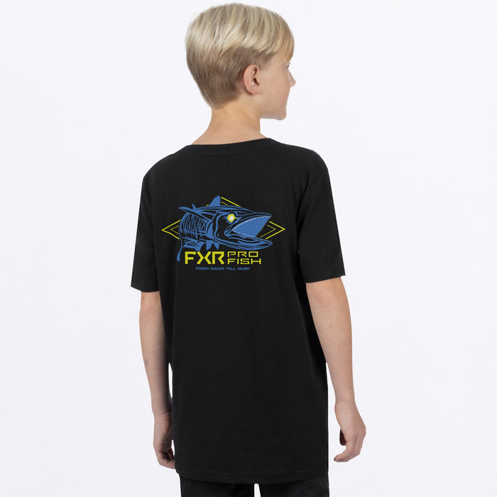 FXR Trophy Premium T-shirt 2024 in Black/Blue