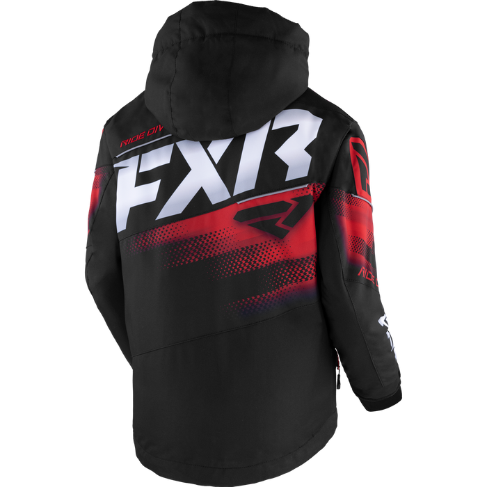 FXR Boost Youth Jacket in Black/Red