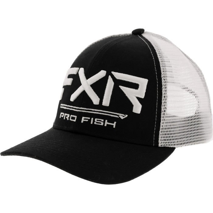 FXR Pro Fish Hat in Black/Bone