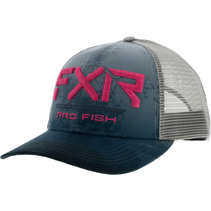 FXR Pro Fish Hat in Ince Slate/Electric Pink