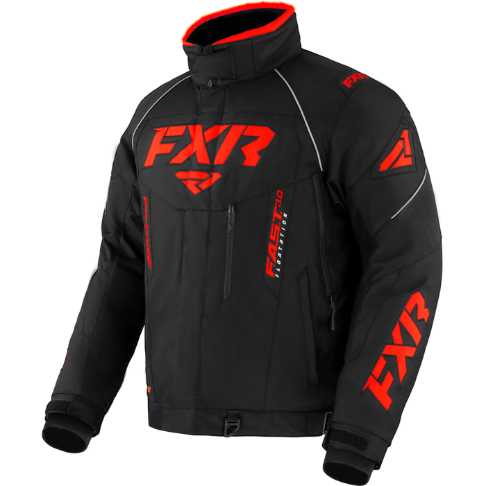 FXR Octane Jacket in Black/Red