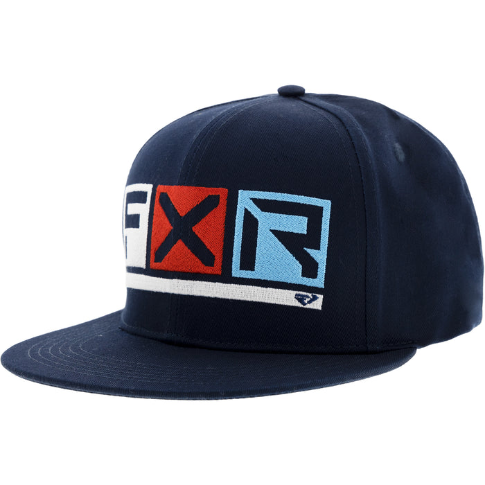 FXR Podium Hat in Navy/Red