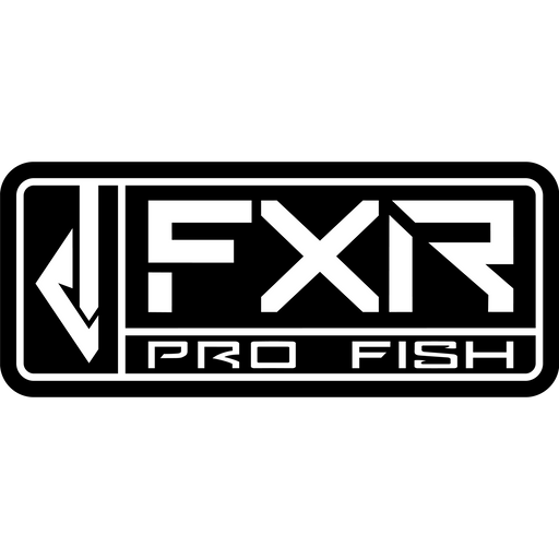 FXR Pro Fish Stickers 6"  in Blac/White