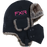FXR Trapper Hat in Black/Electric Pink