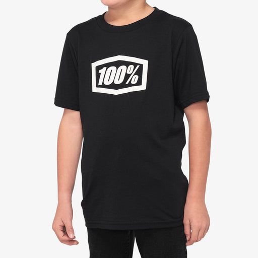 100 Percent Essential Youth T-shirt in Black