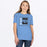 FXR Broadcast Premium T-shirt 2024 in Tranquil Blue/Black