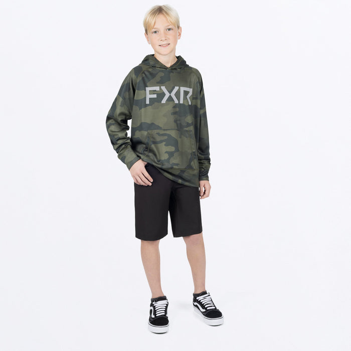 FXR Pilot UPF Pullover Hoodie 2024 in Army Camo