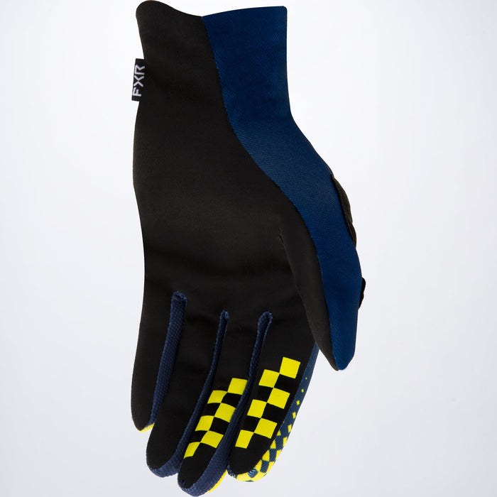 FXR Pro-Fit Lite MX Gloves in Midnight/White/Yellow