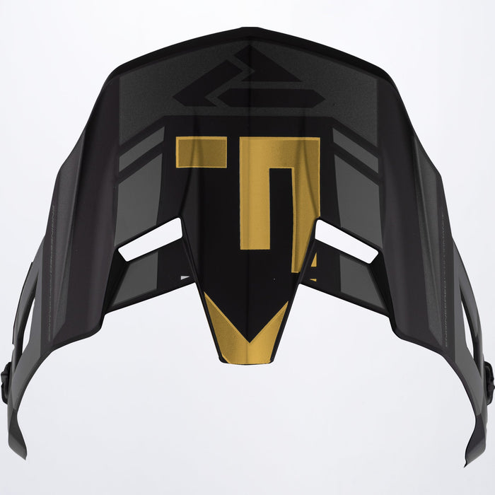 FXR Maverick X Helmet Peaks in Black/Gold