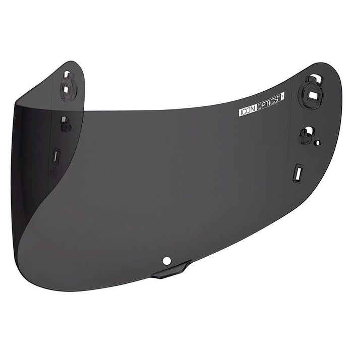 Icon Optics Shields - Fits Airframe Pro and Airmada Helmets Visors Icon Dark Smoke