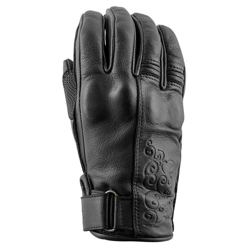 SPEED AND STRENGTH Women's Black Heart™ Leather Gloves Women's Motorcycle Gloves SPEED AND STRENGTH 