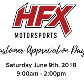 Customer Appreciation Day - Saturday June 9, 2018
