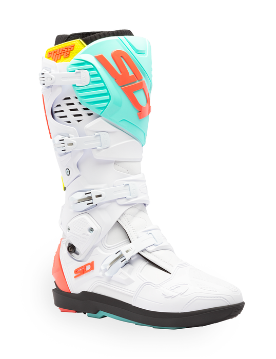 SIDI CROSSFIRE 3 SRS 2026 in White/Mint/Coral