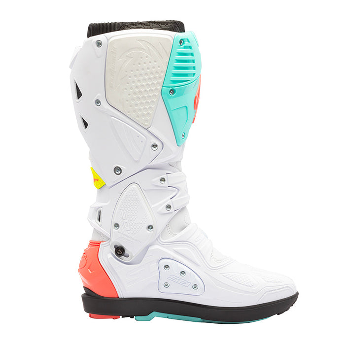 SIDI CROSSFIRE 3 SRS 2026 in White/Mint/Coral