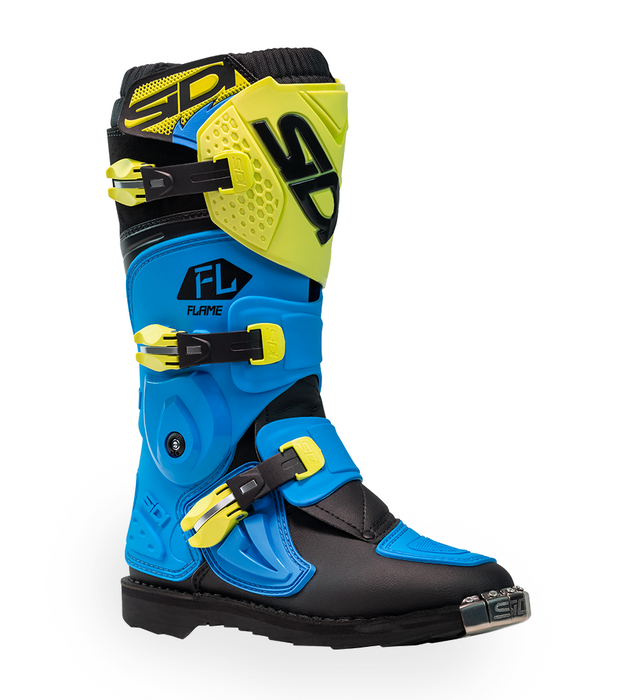 SIDI FLAME 2026 in Light blue/ Lime/Black