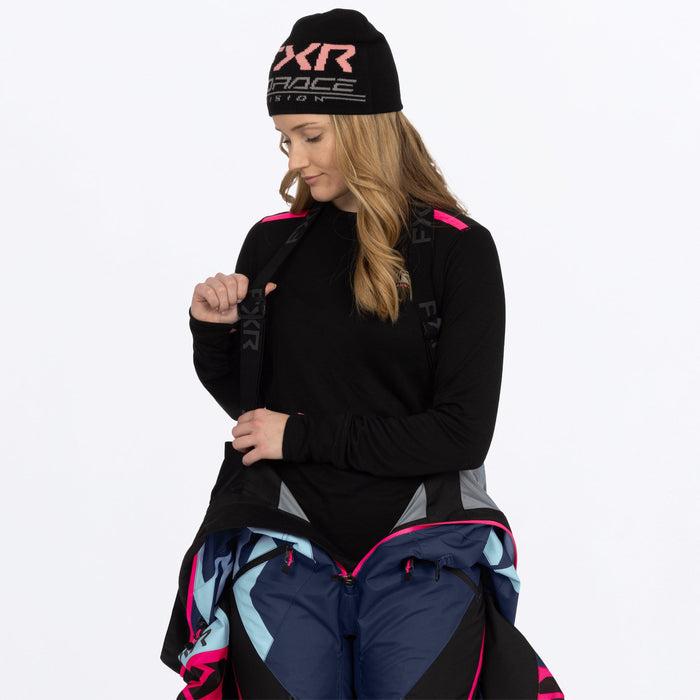 FXR Women's Cold Cross CX F.A.S.T.™ Monosuit in Midnight/Maui/Razz