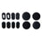 UCLEAR Universal Helmet Speaker Mounting Kit