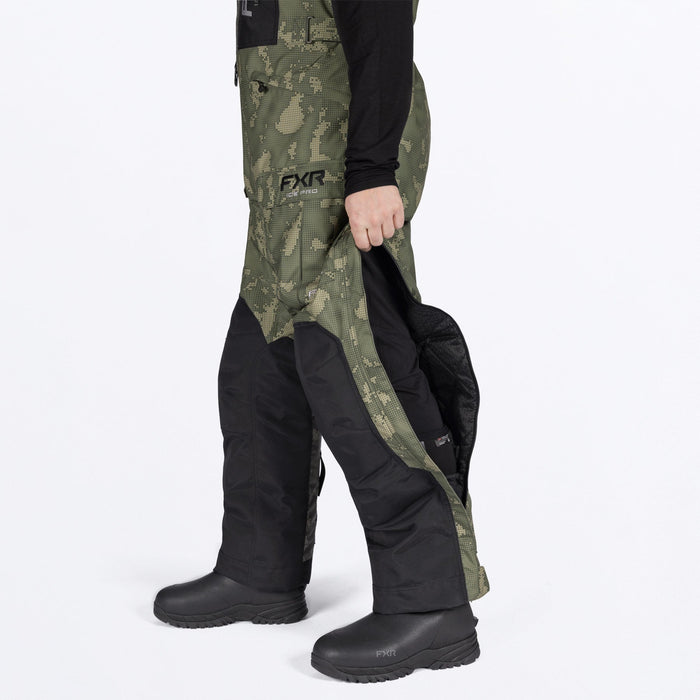 FXR Excursion FX Bib Pant 2026Moss Shift Cover/Black