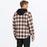 FXR INSULATED HD FLANNEL JACKET in D.Cedar/Sand