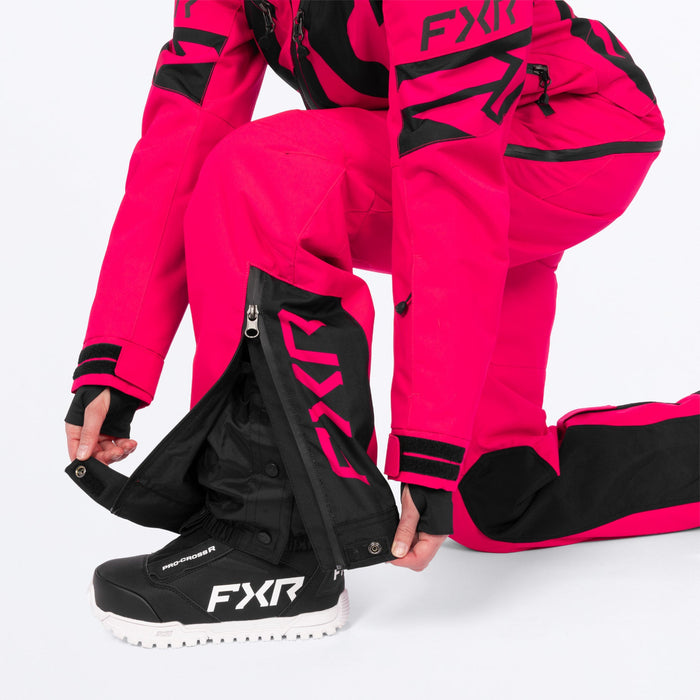 FXR Women's Cold Cross CX F.A.S.T.™ Monosuit in Razz