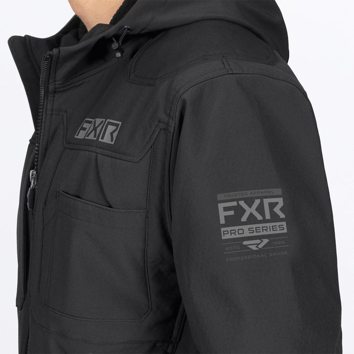 FXR STRONGHOLD TECH-SHELL JACKET in Black